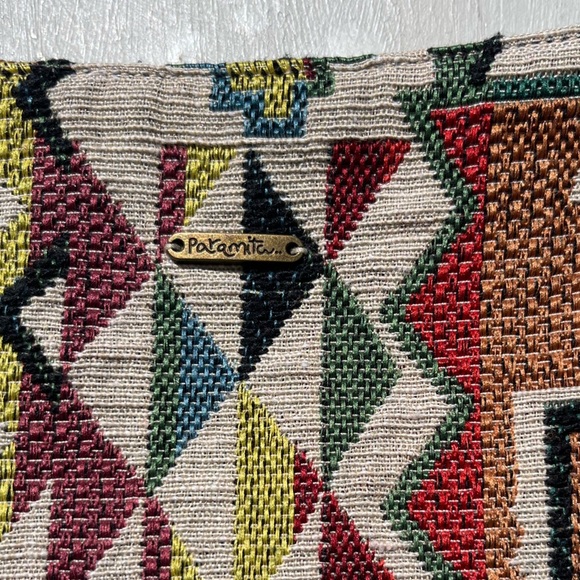 Women's Paramita Jacket Multicolor Aztec L Full Zip BOHO Far East Hippie Fairy - Picture 12 of 16